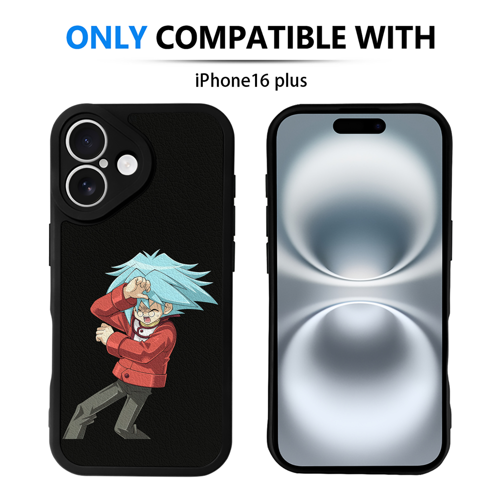 （画像用） 遊☆戯☆王 Yu-Gi-Oh! 【iPhone 16シリーズ対応】シリコンスマホケース（レザー調） 材質：シリコン